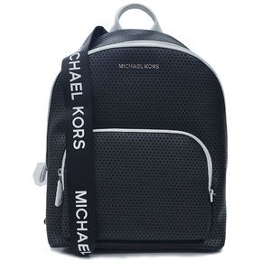 BRAND NEW Michael Kors Black/White Backpack Med